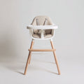 Seggioloni pappa-Legno-Plastica-Tessuto-83x67x108 cm-Beige-Bianco-Legno-Nordic Premium