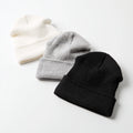 Cappelli invernali - fibra acrilica - 27 x 23 cm - bianco-grigio-nero - stile casual minimal