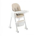 Seggioloni pappa-Plastica-Tessuto-74x58x98 cm-Beige-Bianco-Modern Design