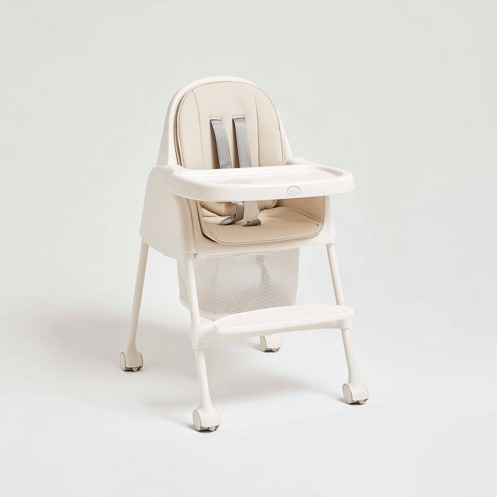 Seggioloni pappa-Plastica-Metallo-Tessuto-84x67x104 cm-Beige-Bianco-Naturale-Modern Soft Minimal